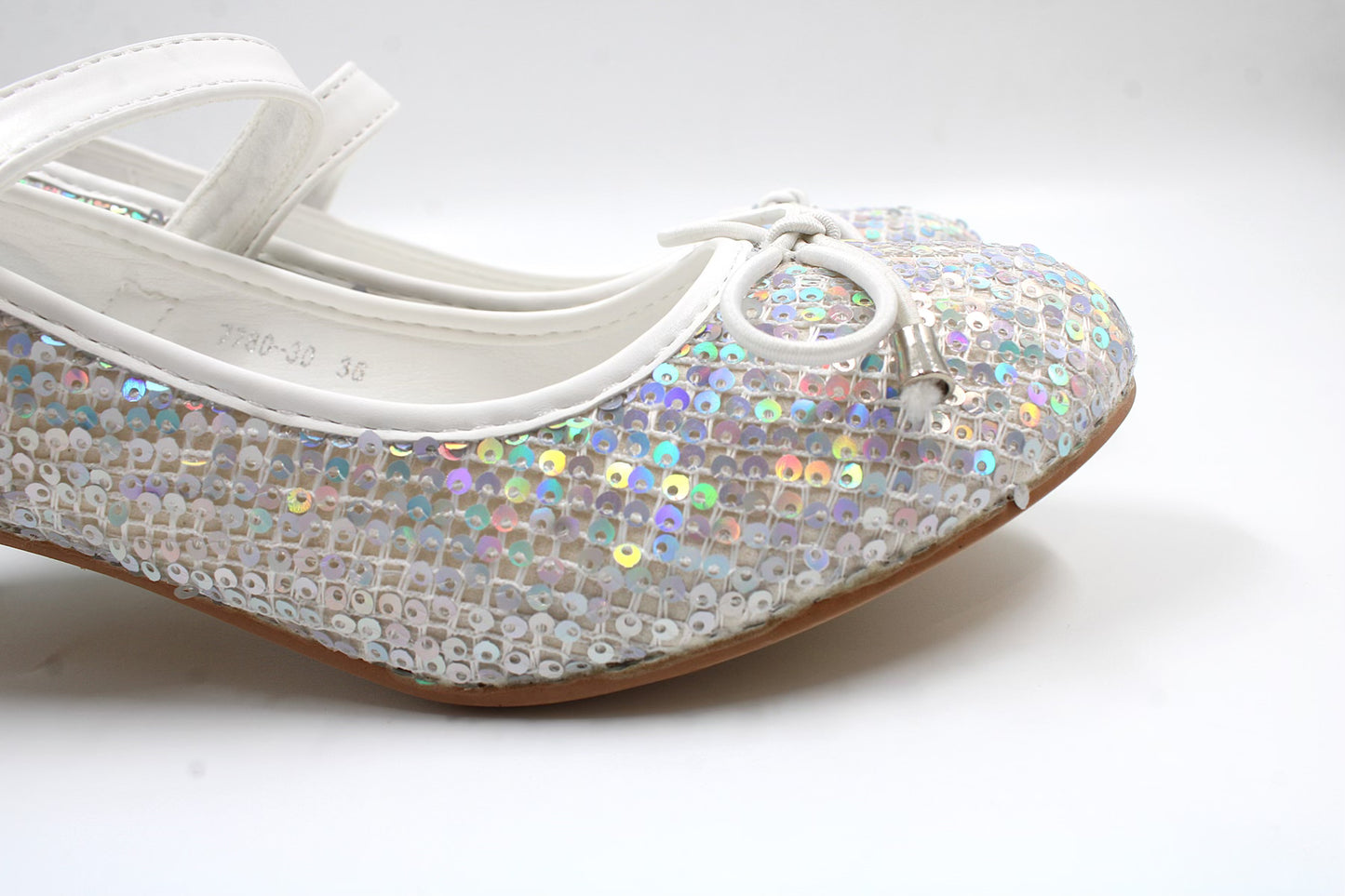 Girls white radiant heel by Ket kids
