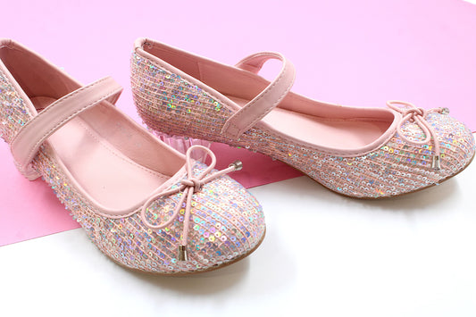 Girls pink radiant heel by Ket kids