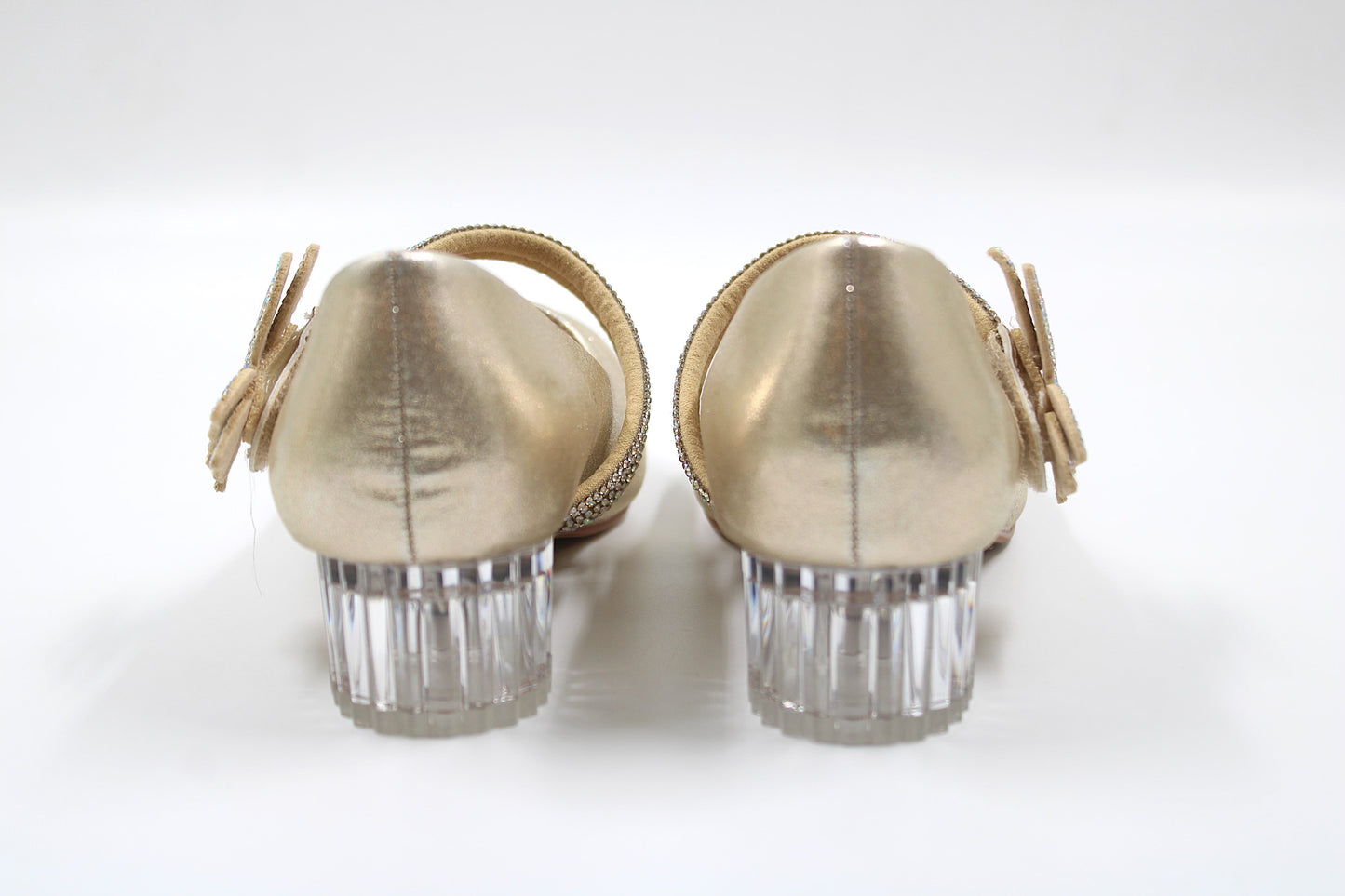 Girls golden elegant heel by Ket kids