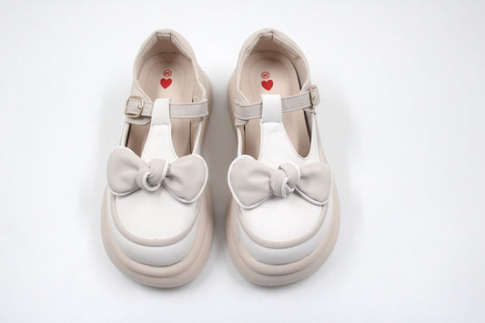Girls beige casual loafer by Ket kids