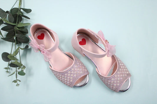 Girl pink premium sandal by Ket kids