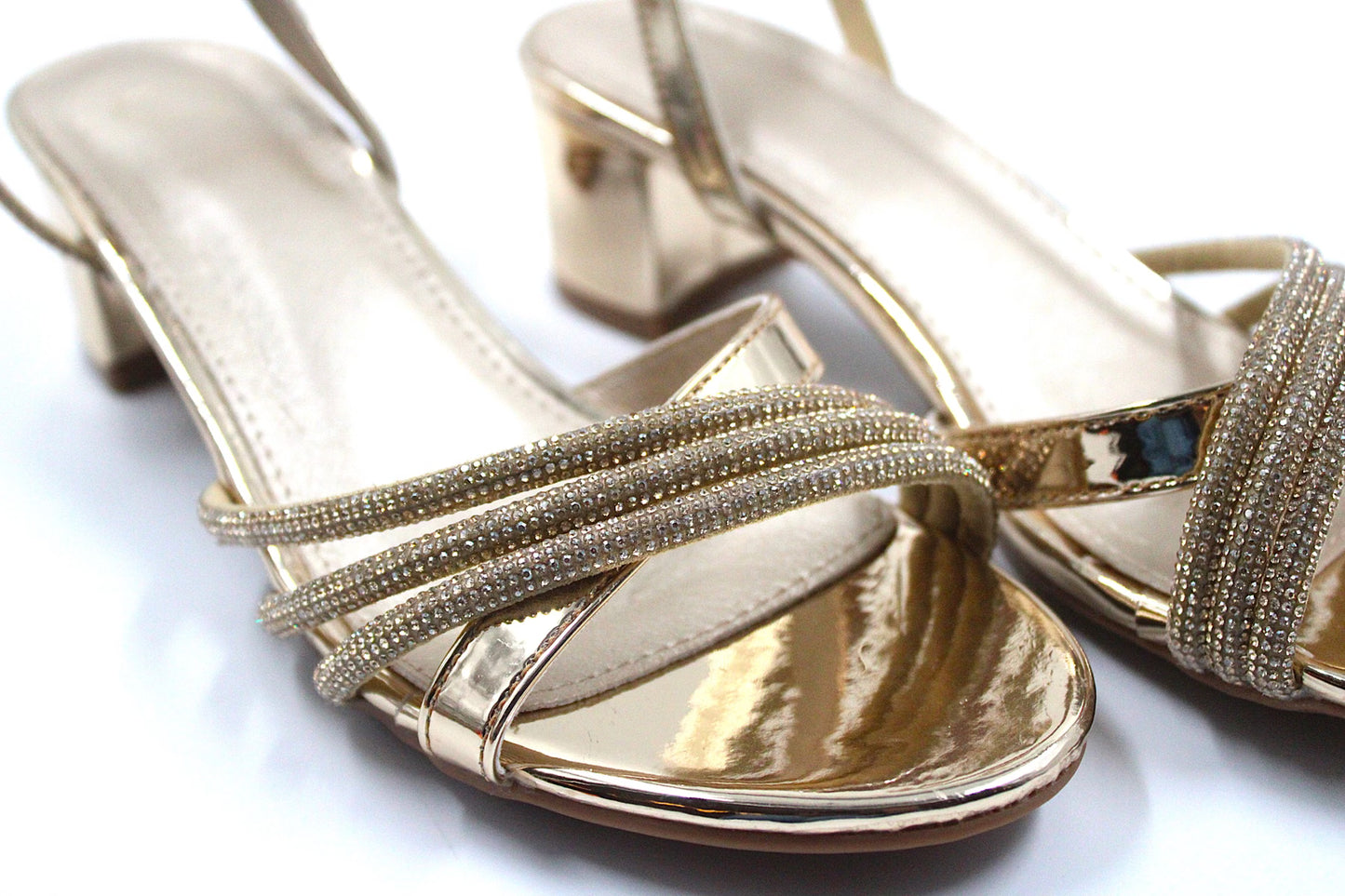 Girls gold party heel by Ket kids