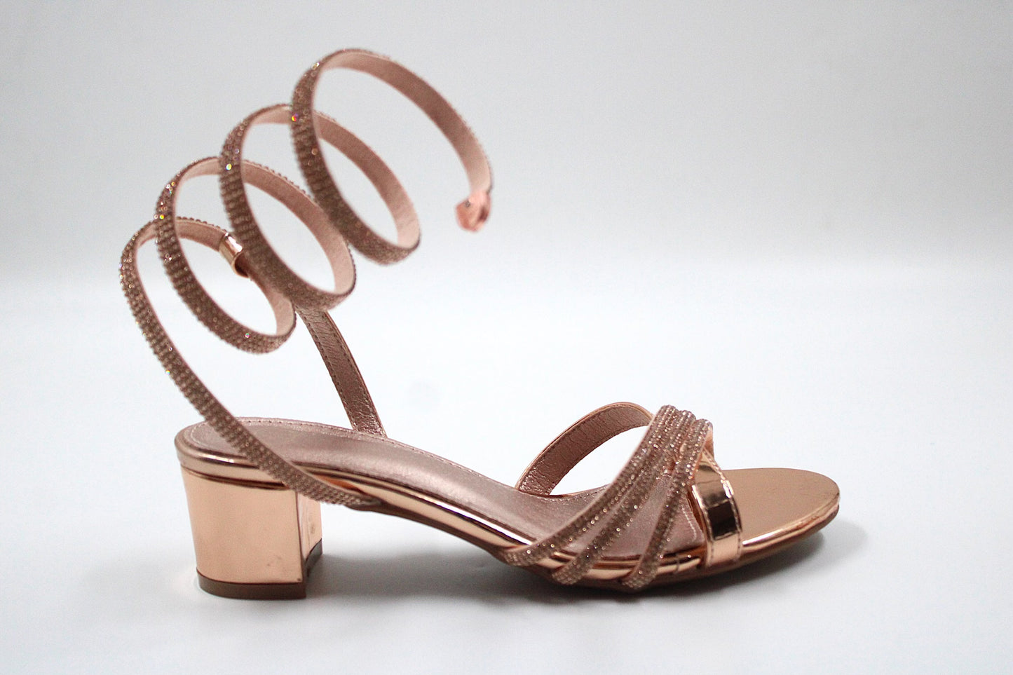 Girls rosegold party heel by Ket kids