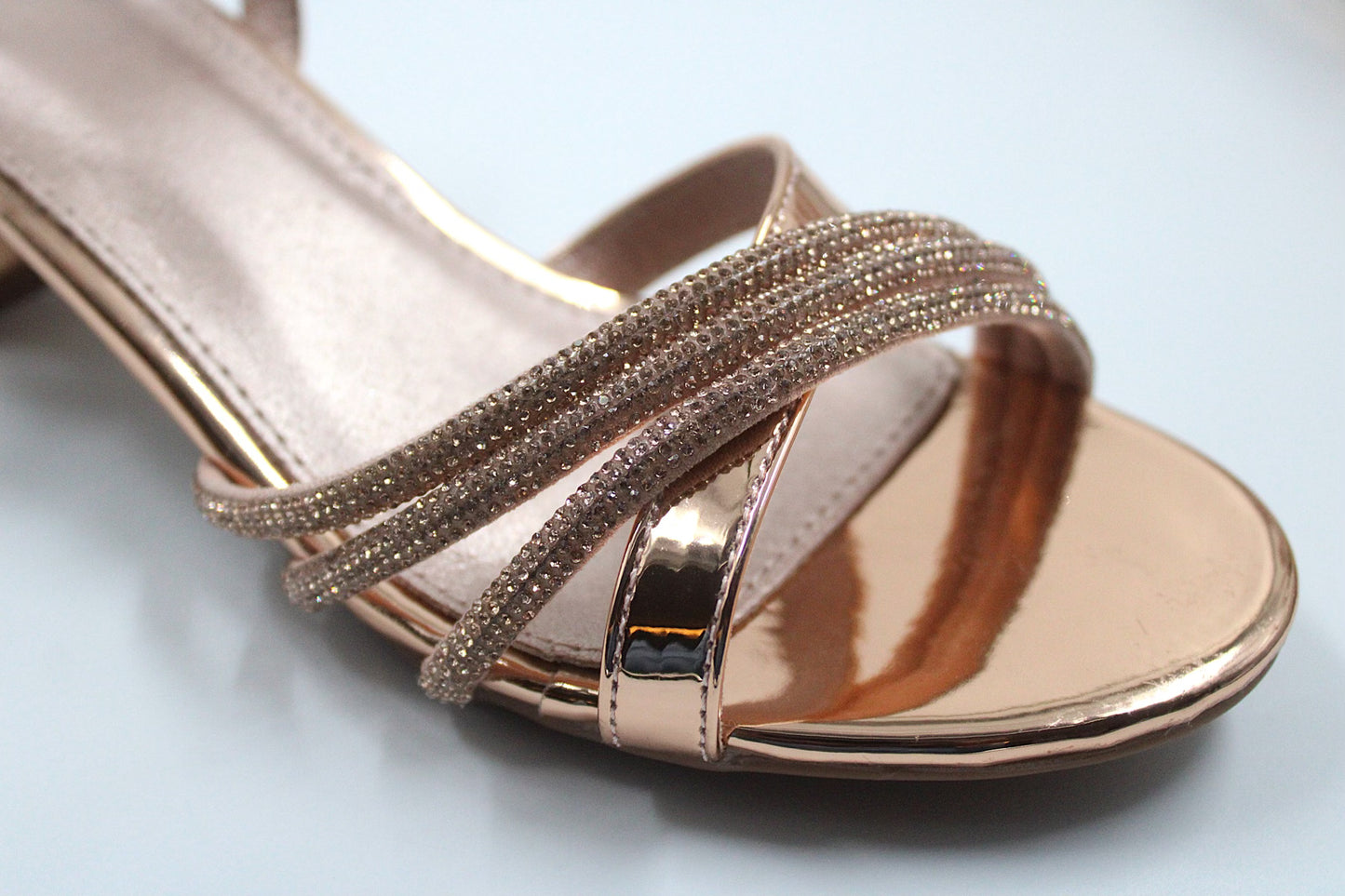 Girls rosegold party heel by Ket kids