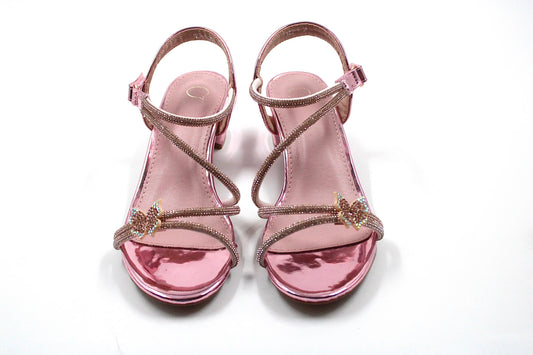 Girls pink glitter heel by Ket kids