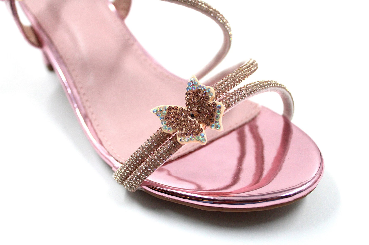Girls pink glitter heel by Ket kids
