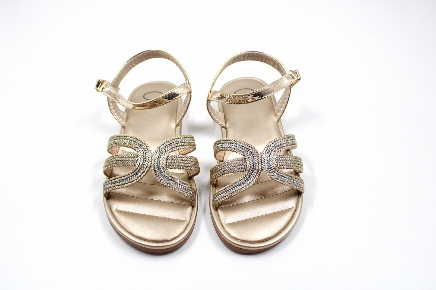 Girl gold luxurious sandal by Ket kids