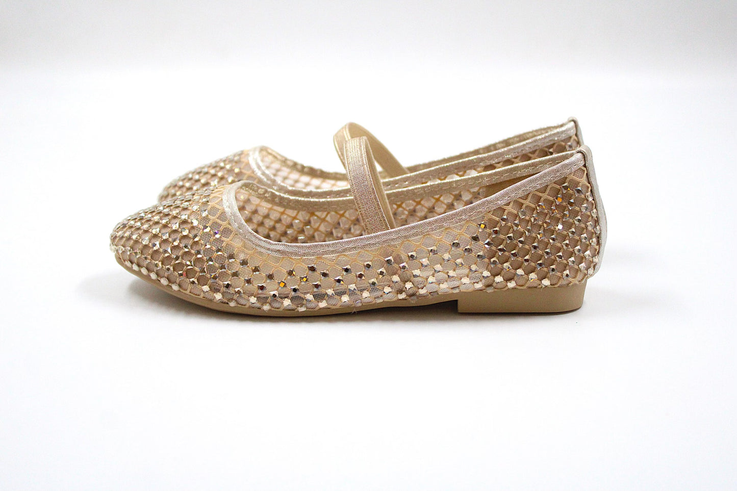 Girl golden shimmering ballerina by Ket kids