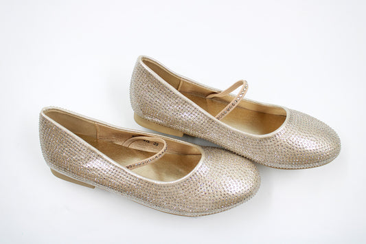 Girl golden dazzling ballerina by Ket kids