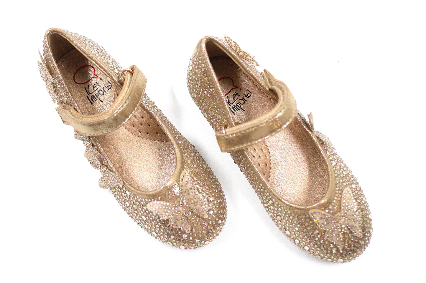 Girl golden sparkly ballerina by Ket kids