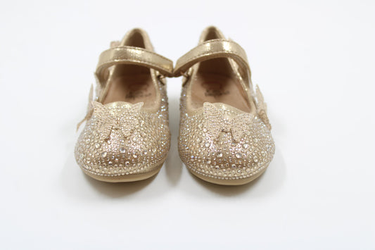 Girl golden sparkly ballerina by Ket kids