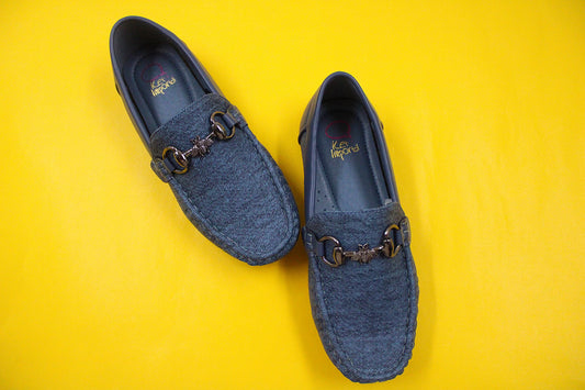 Boys denim casual chic loafer by Ket kids