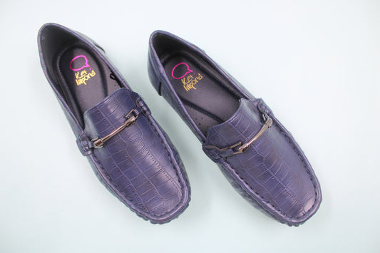 Boys blue classic loafer by Ket kids