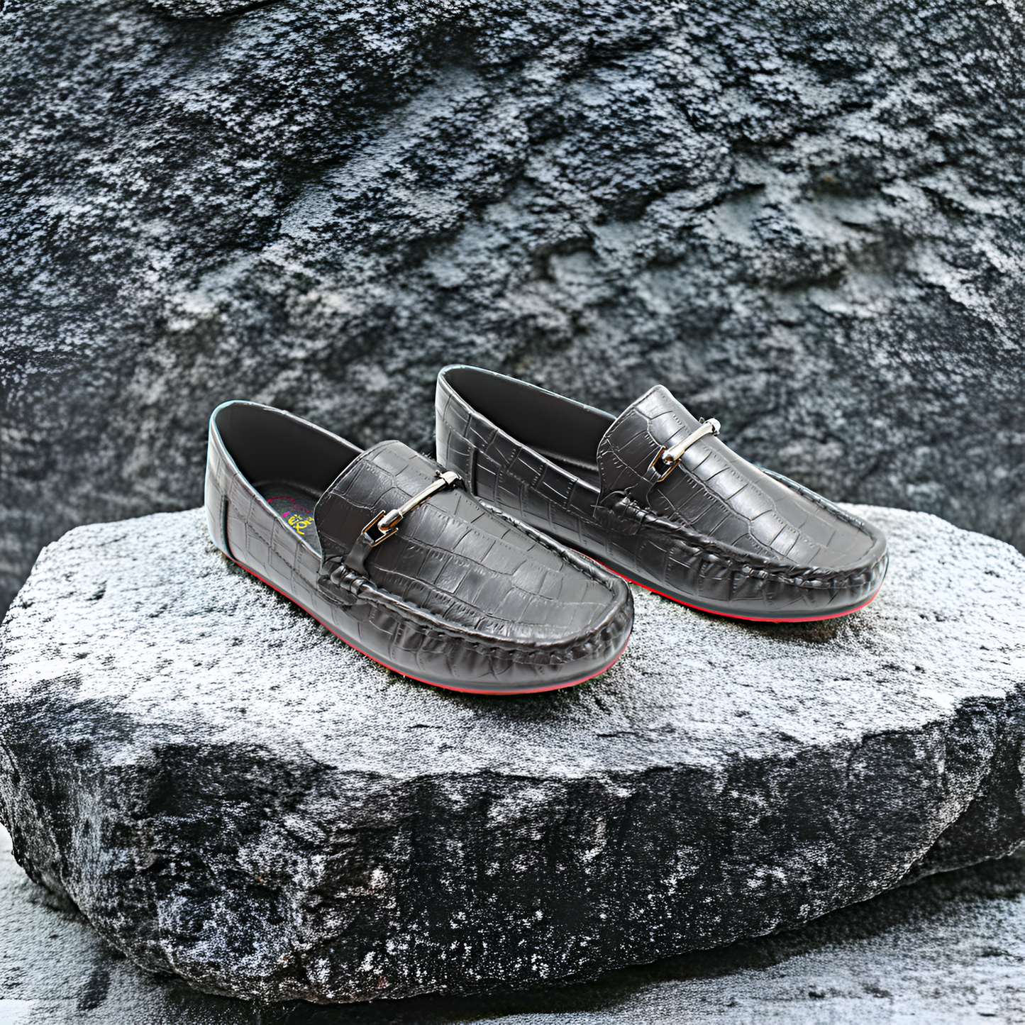 boys black classic loafer by ket kids