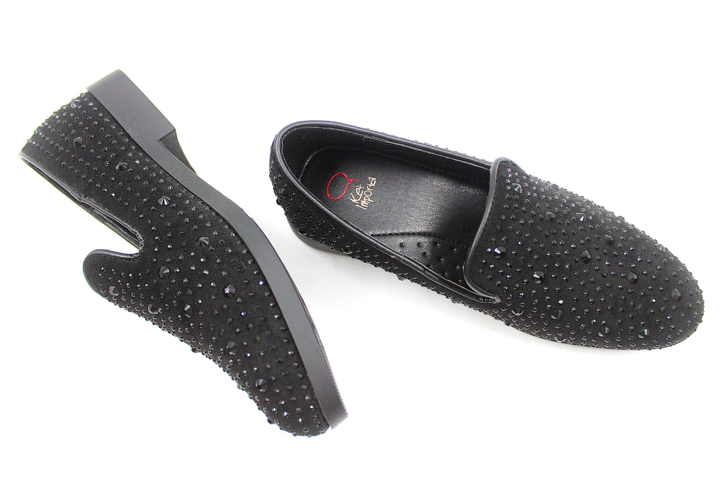 Boys black festive loafer by Ket kids
