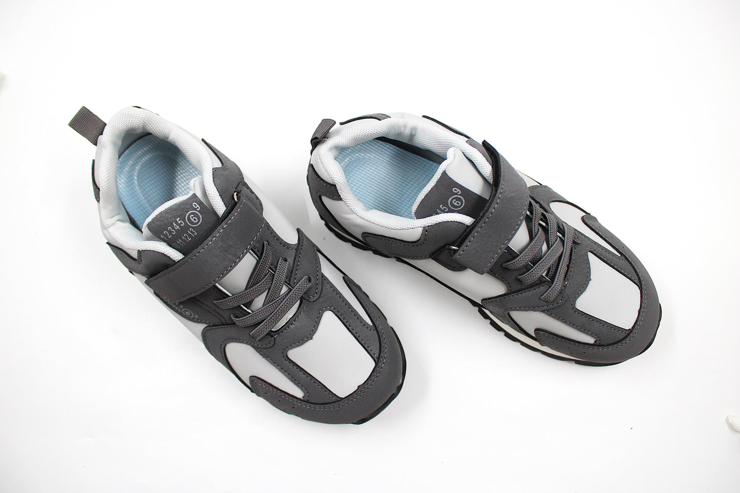 Boys grey casual sneakers by Ket kids