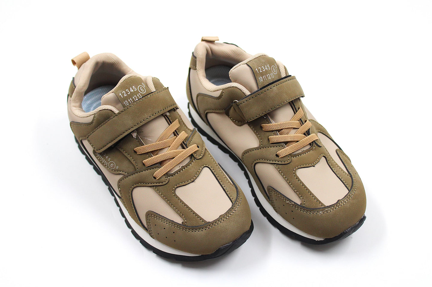 Boys khaki casual sneakers by Ket kids