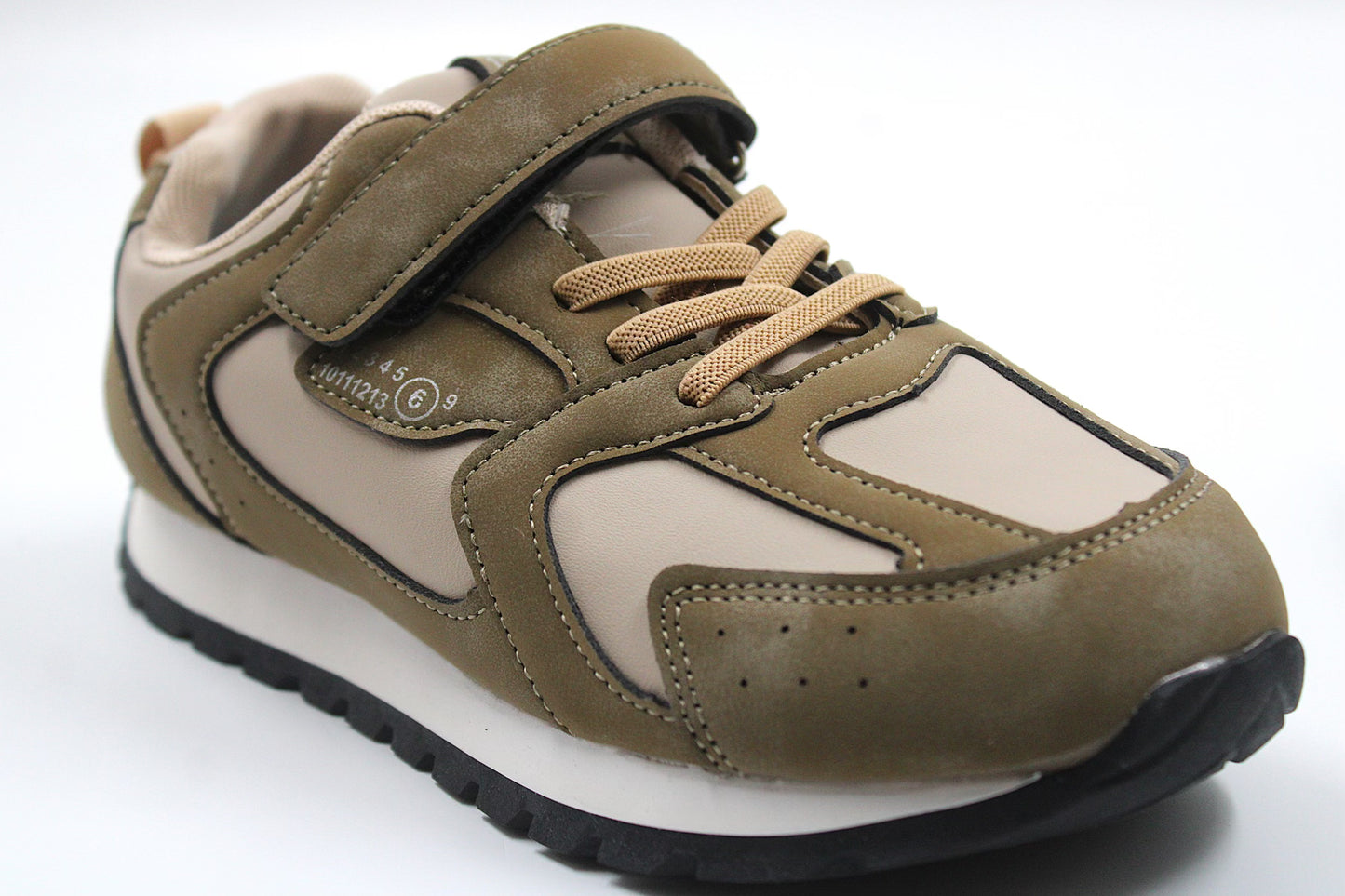Boys khaki casual sneakers by Ket kids