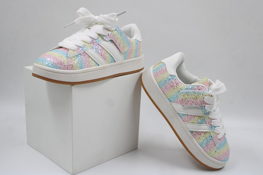 Girls rainbow sneakers by ket kids
