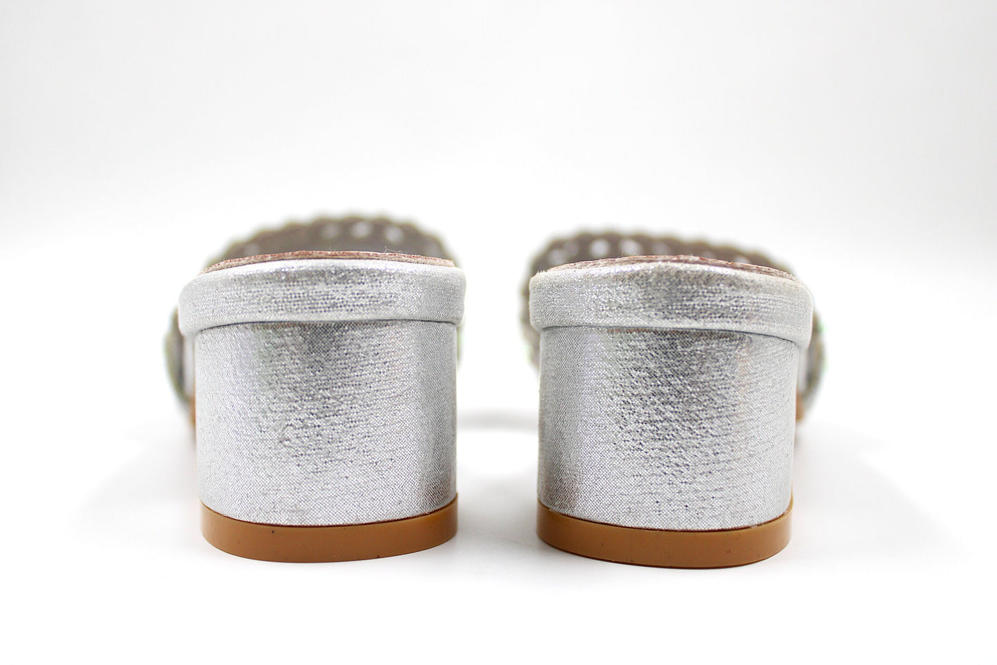Girl silver heel sliders by ket kids