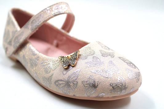 Girls pink butterfly ballerina by ket kids