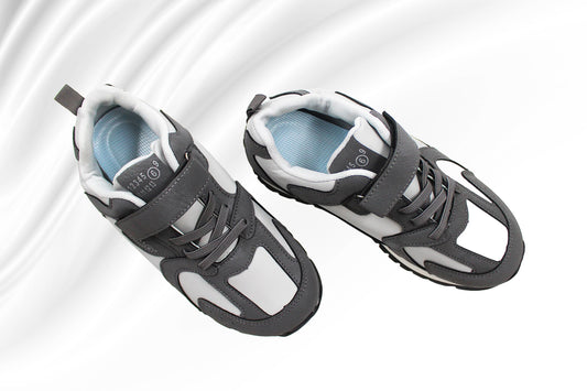 Boys grey casual sneakers by Ket kids