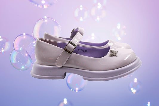 Girls purple chic loafer by Ket kids