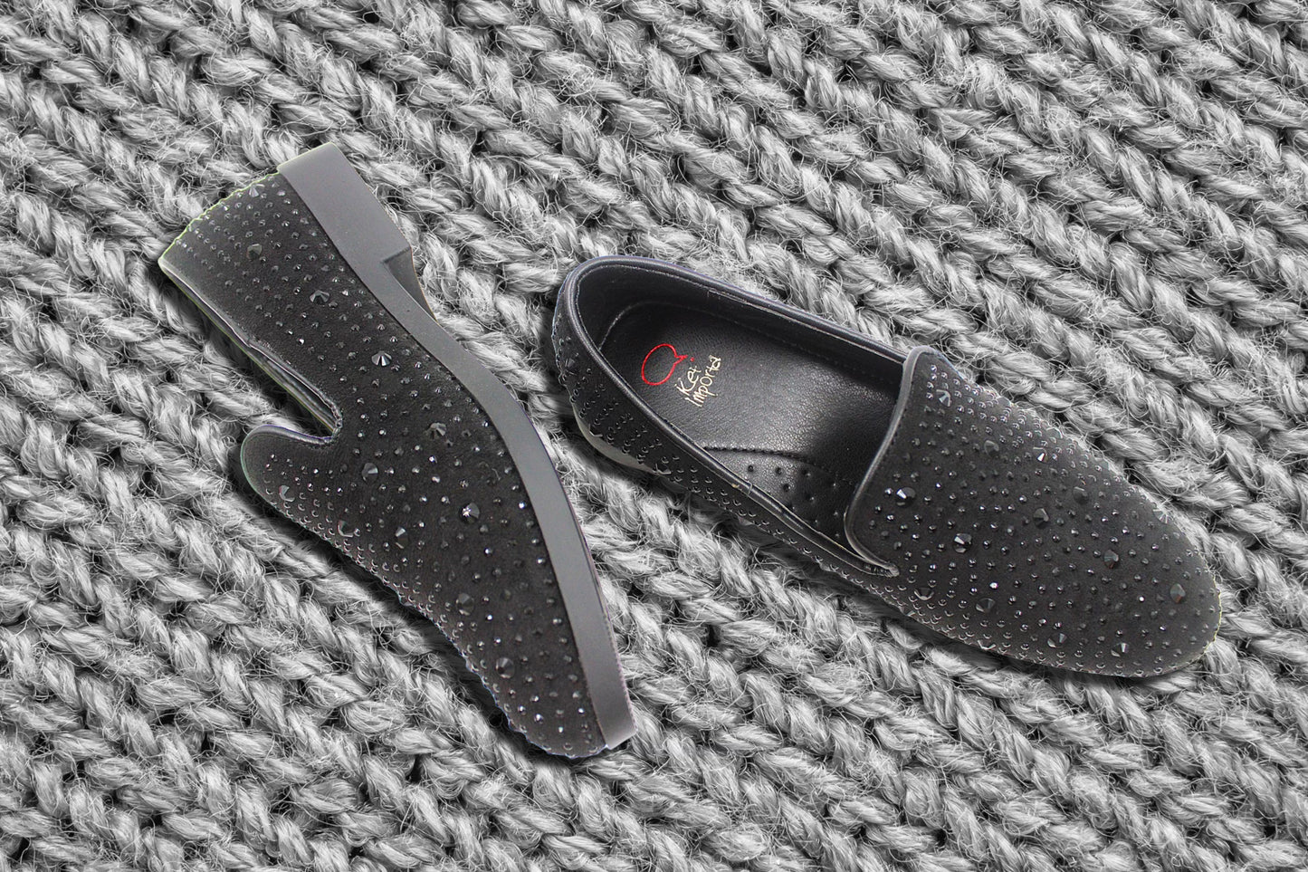Boys black festive loafer by Ket kids