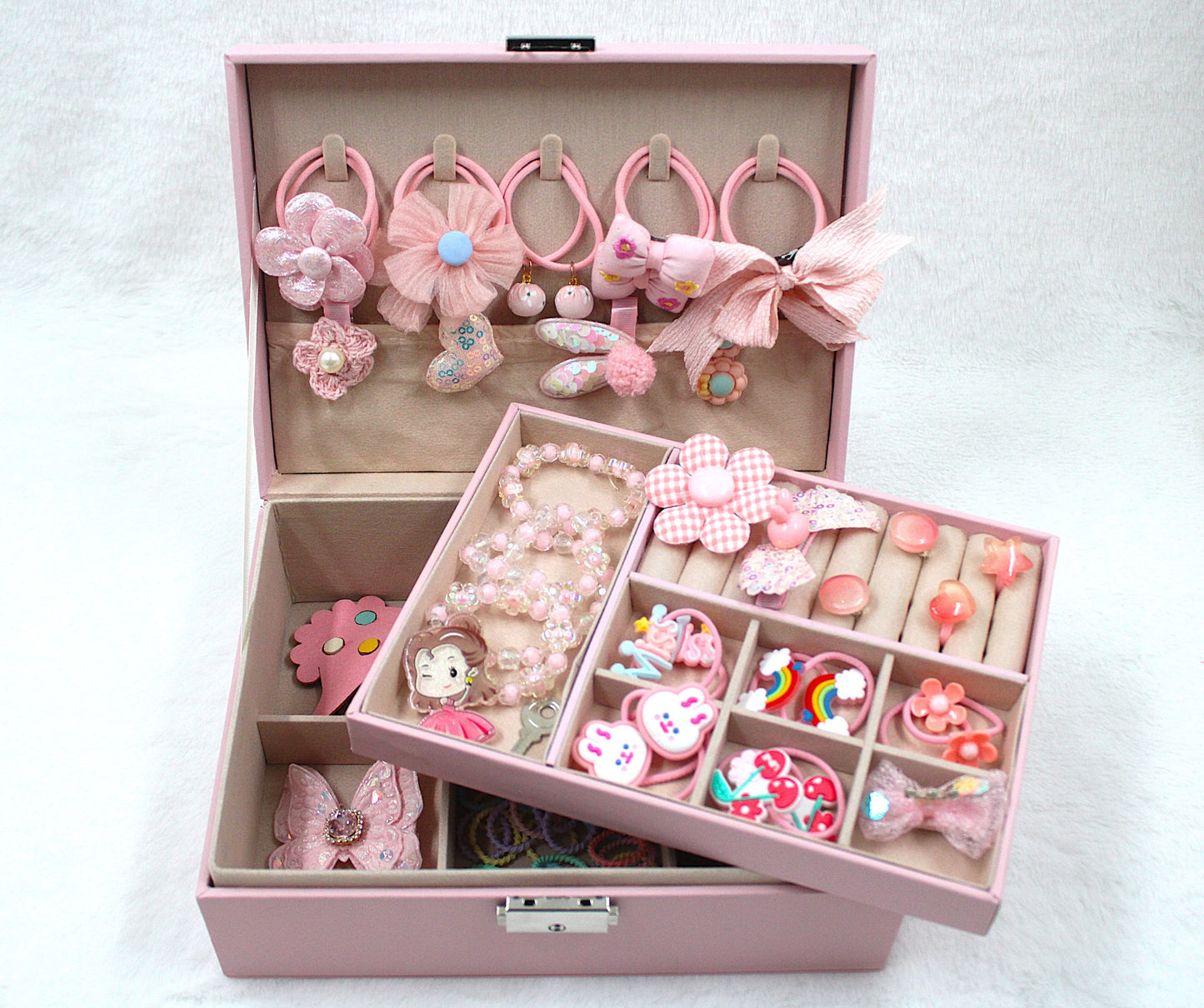 Royal Treasure Box with accessories- Pink