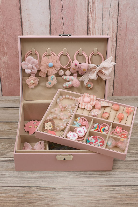 Royal Treasure Box with accessories- Pink