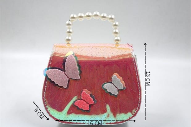 Girls butterfly sling purse by Ket kids