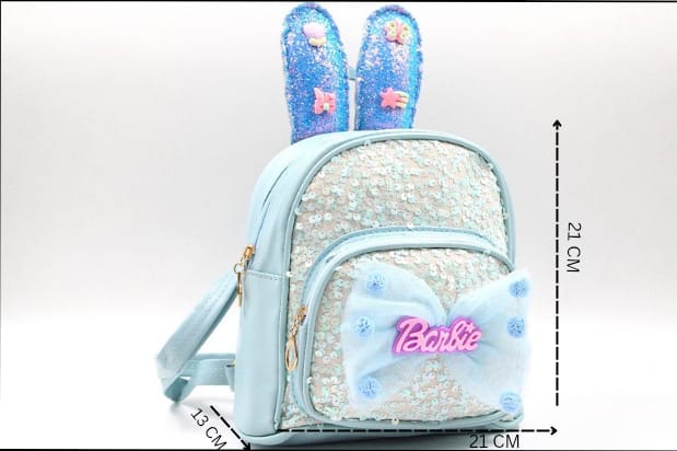 Sparkle bunny barbie backpack by Ket kids