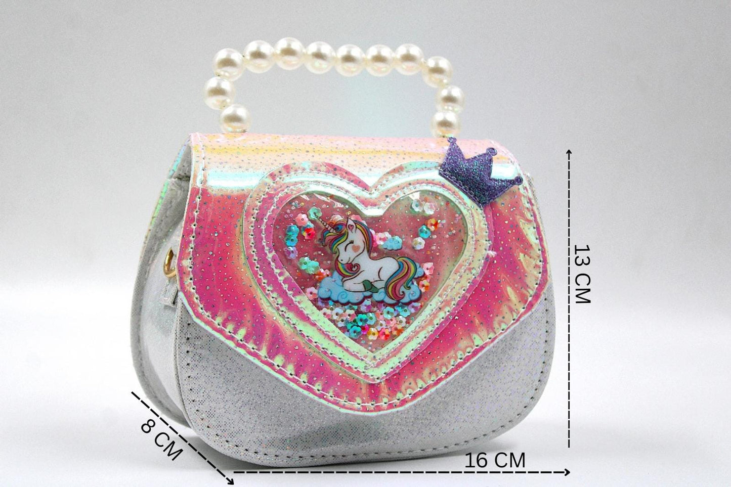 Girls unicorn sling purse by Ket kids