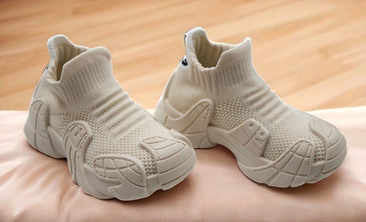 Boys white chic sneakers by ket kids