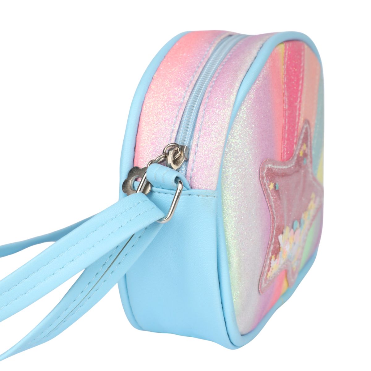 STAR SIDE SLING GIRLS BAG - BLUE