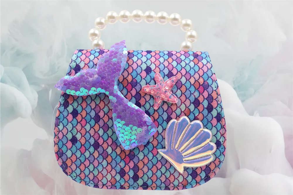 Girls mermaid sling purse by Ket kids