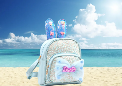 Sparkle bunny barbie backpack by Ket kids