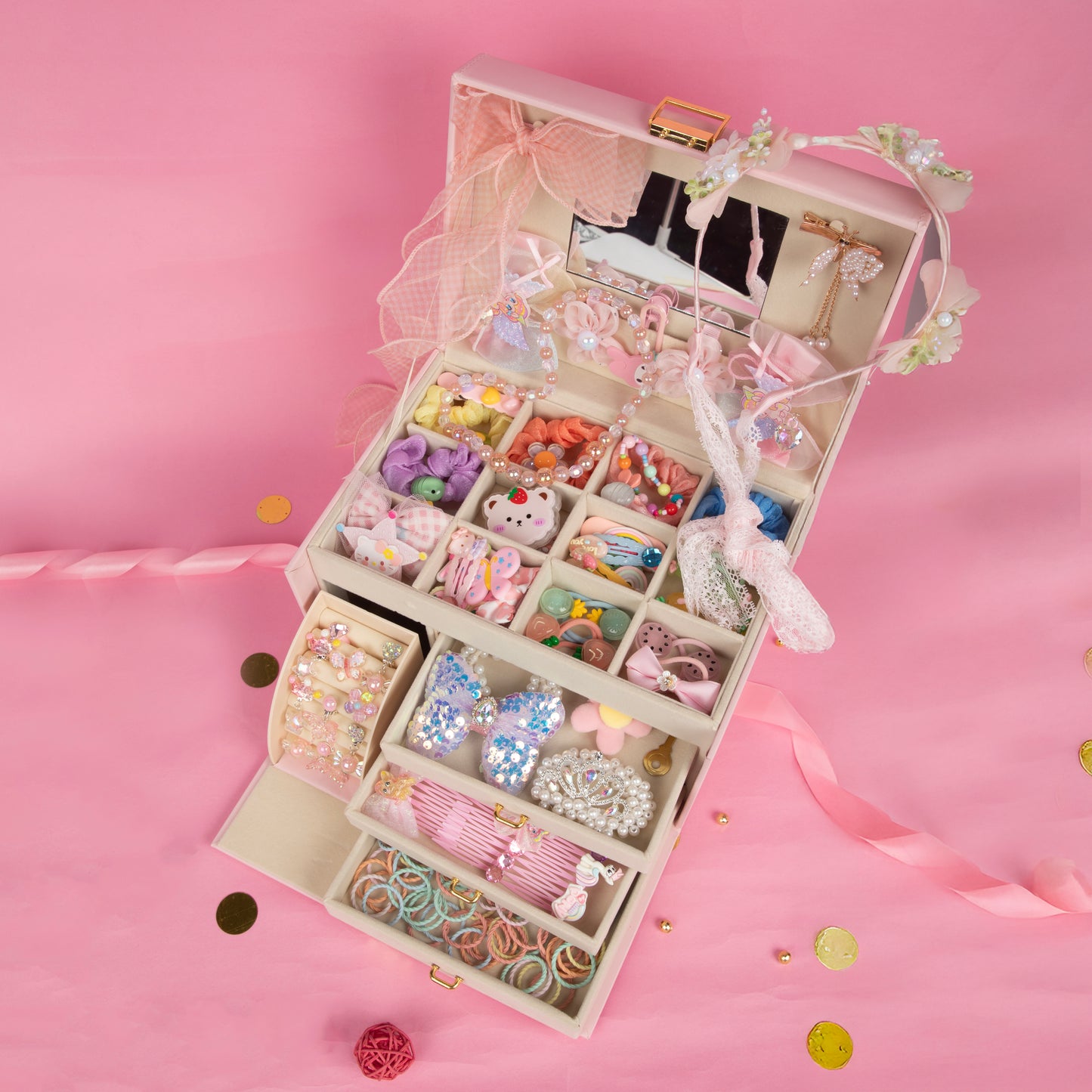 Princess Treasure Box with accessories (multicolour)