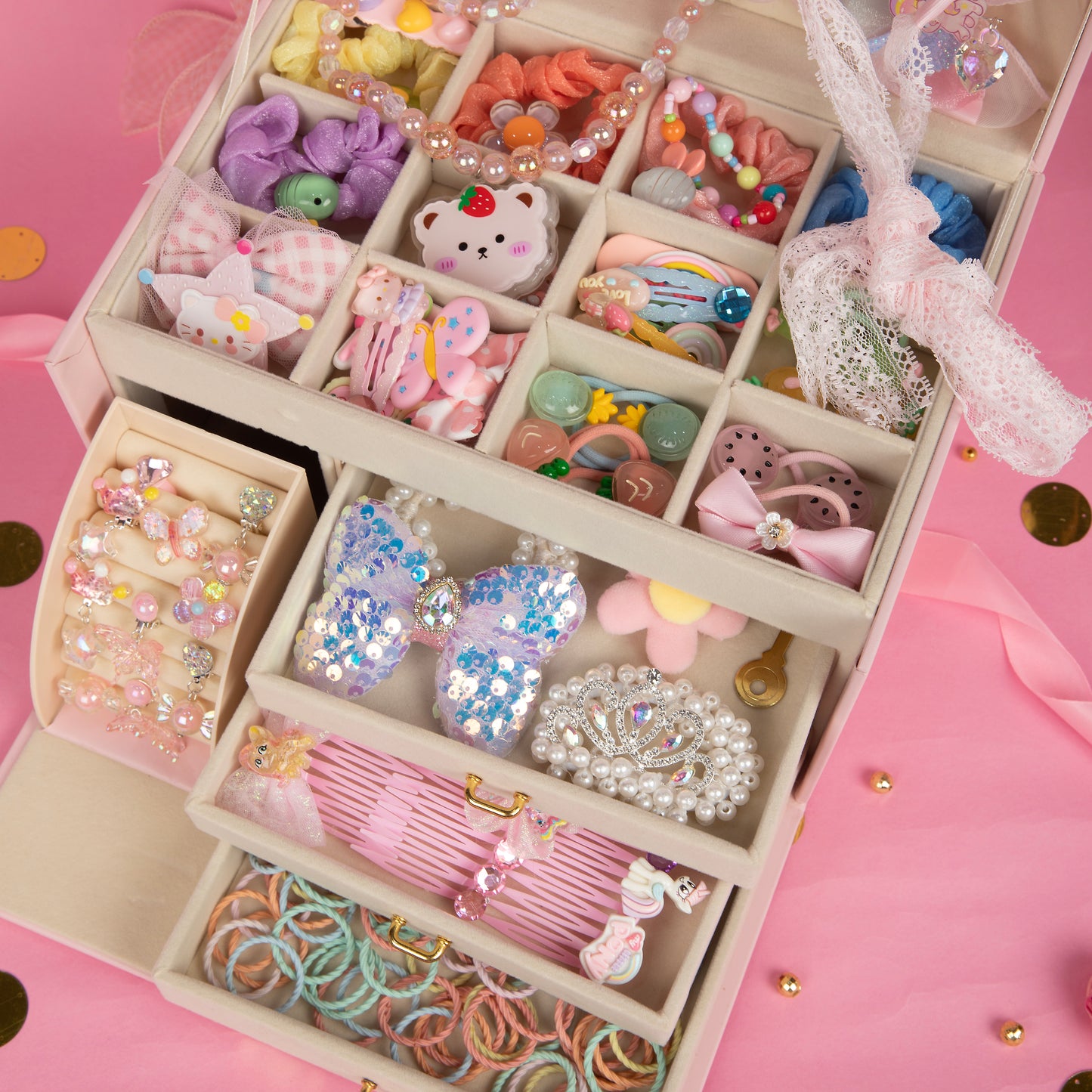 Princess Treasure Box with accessories (multicolour)
