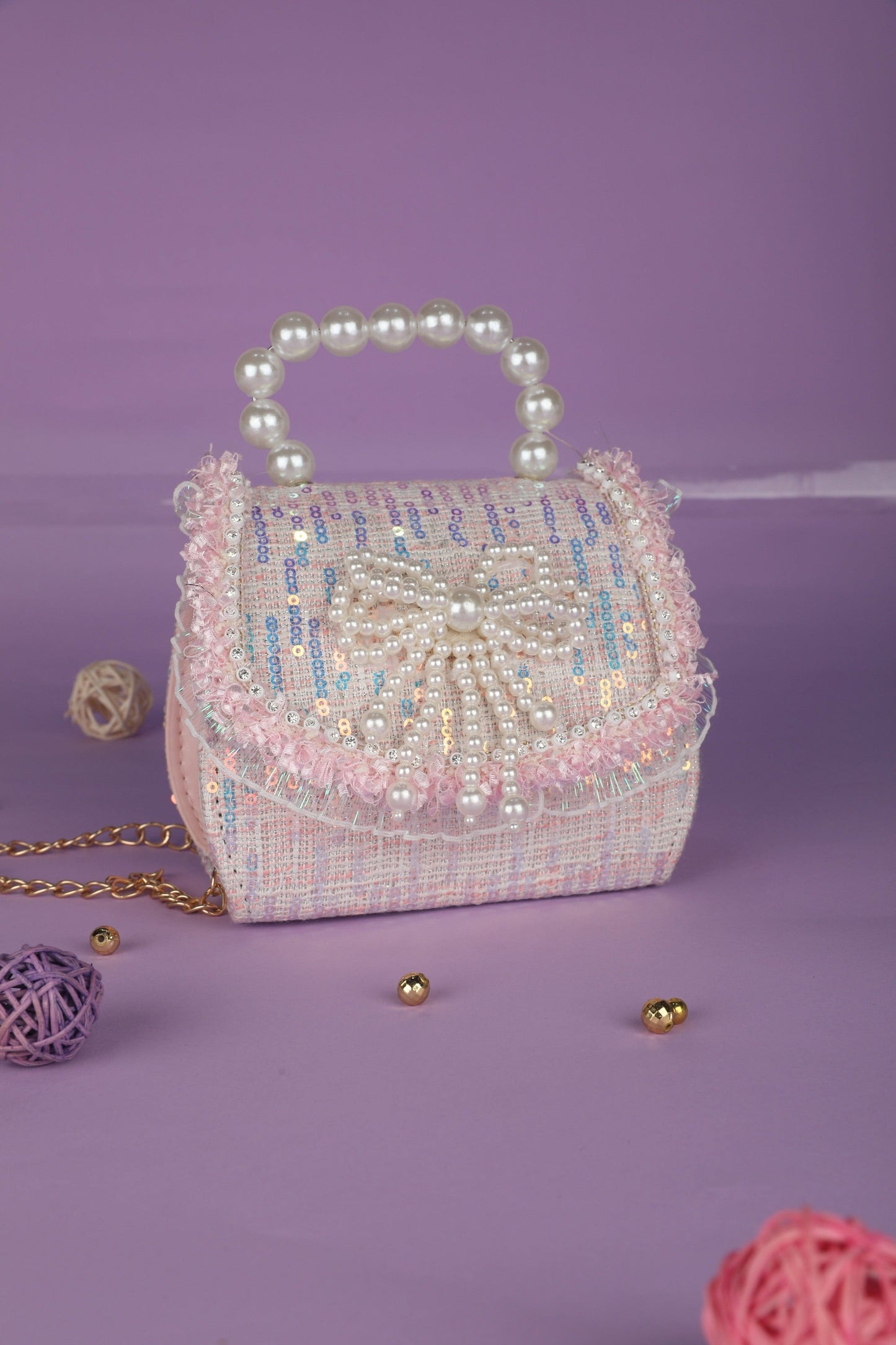 girls sequence hand bag