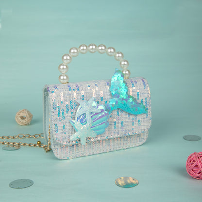 MERMAID 🧜‍♀️ HAND BAGS- BLUE