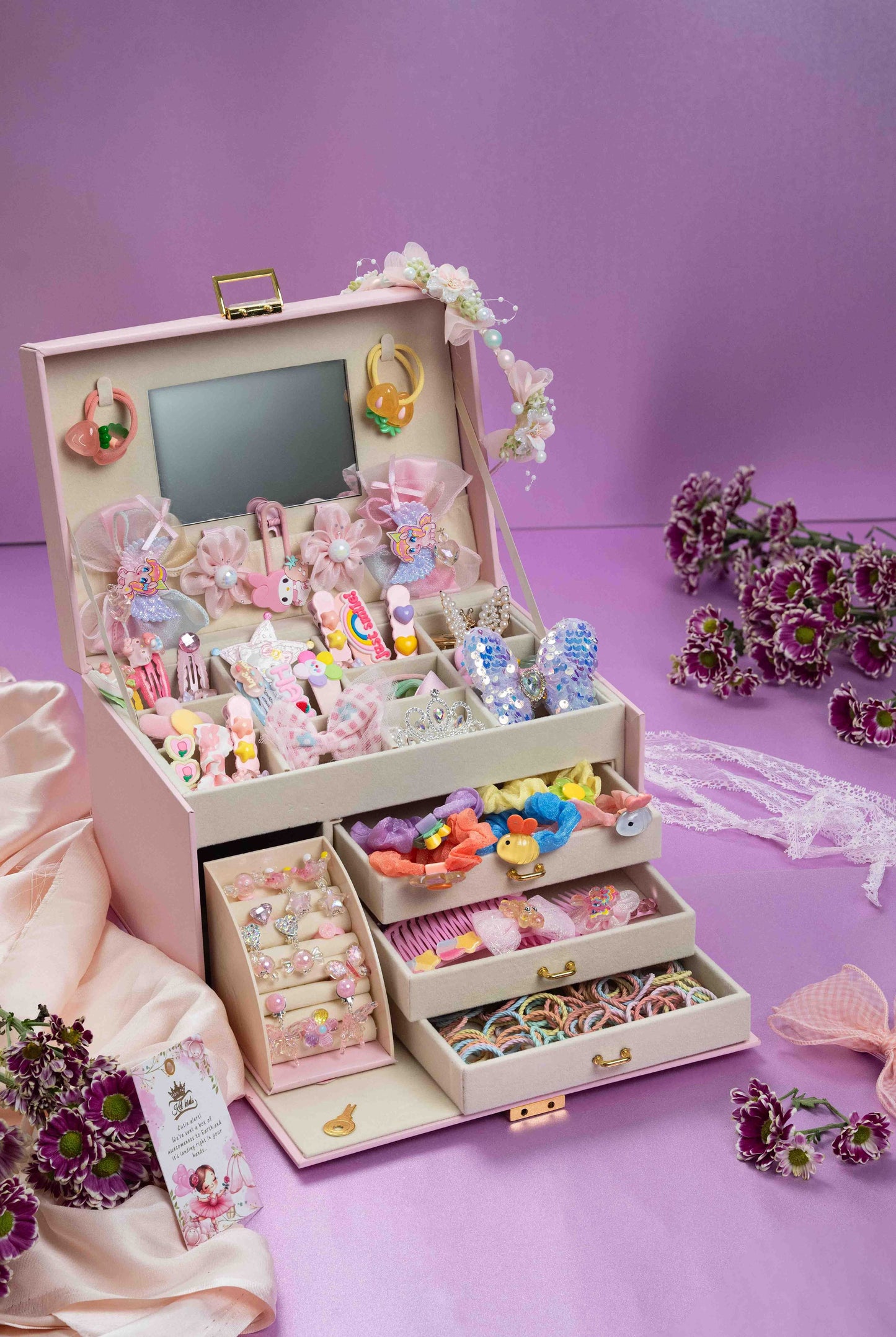 Princess Treasure Box with accessories (multicolour)
