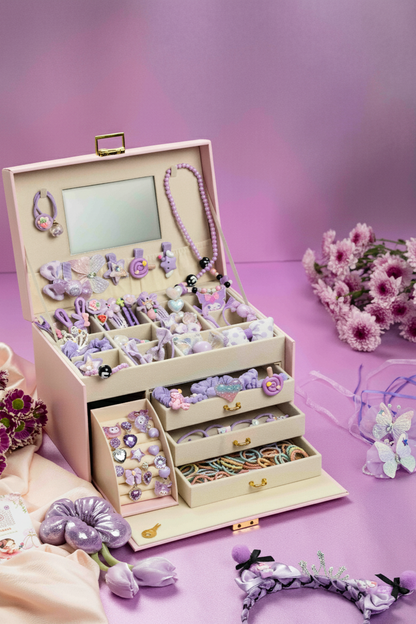 Princess Treasure Box with accessories (purple)