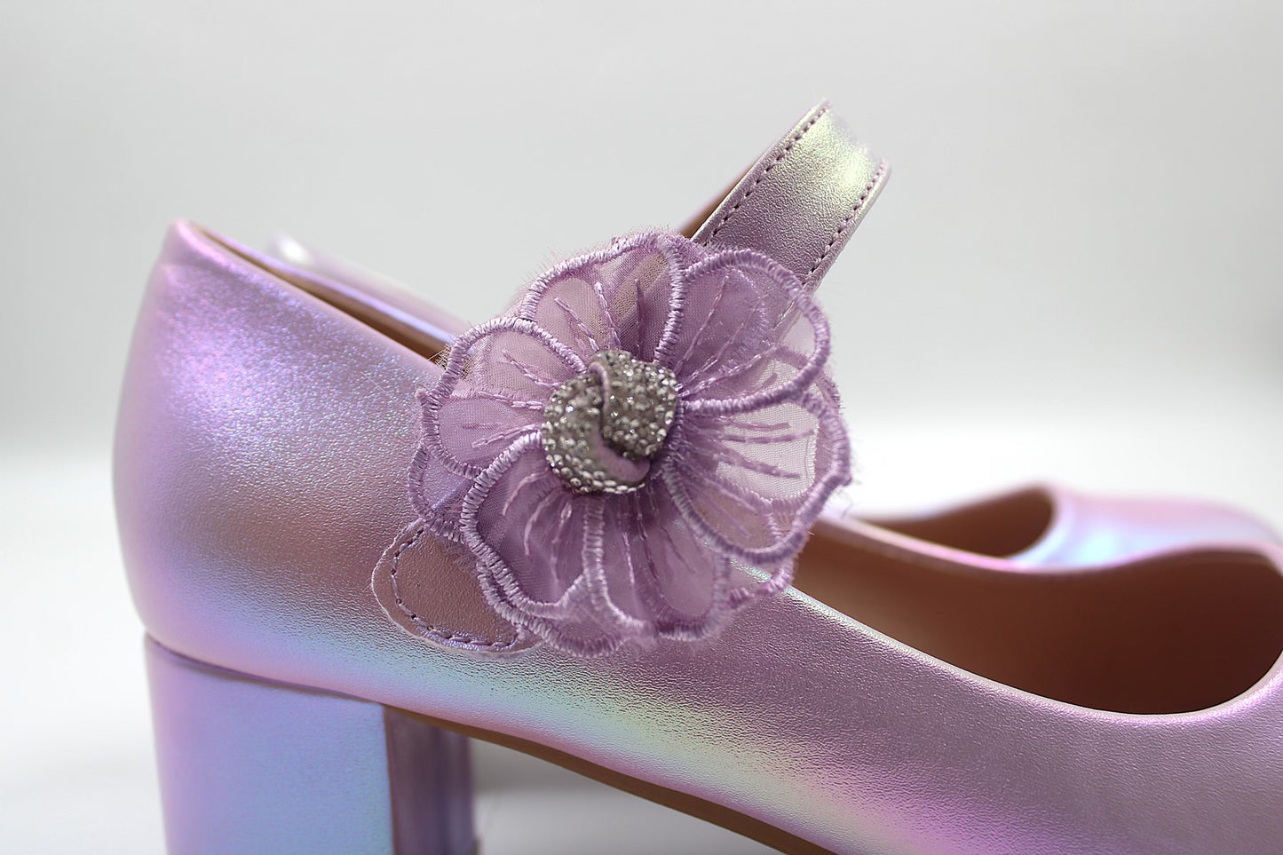 Girls purple chic heel by Ket kids