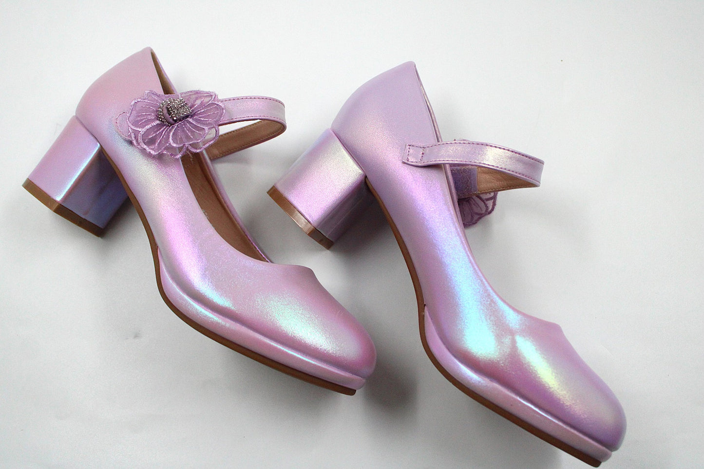 Girls purple chic heel by Ket kids