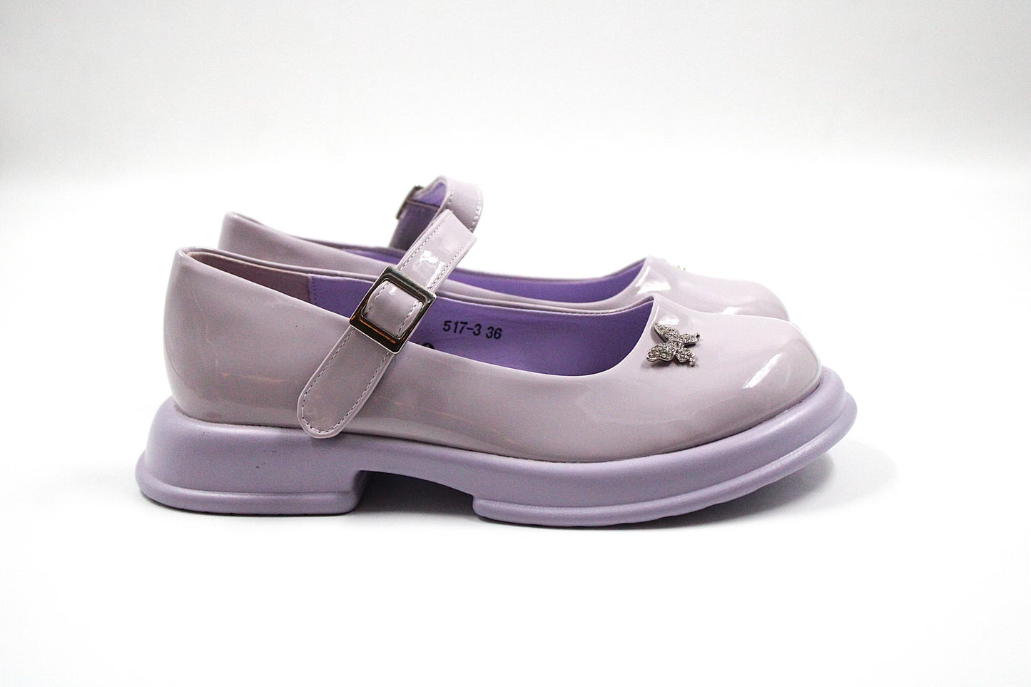 Girls purple chic loafer by Ket kids