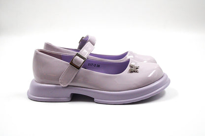 Girls purple chic loafer by Ket kids