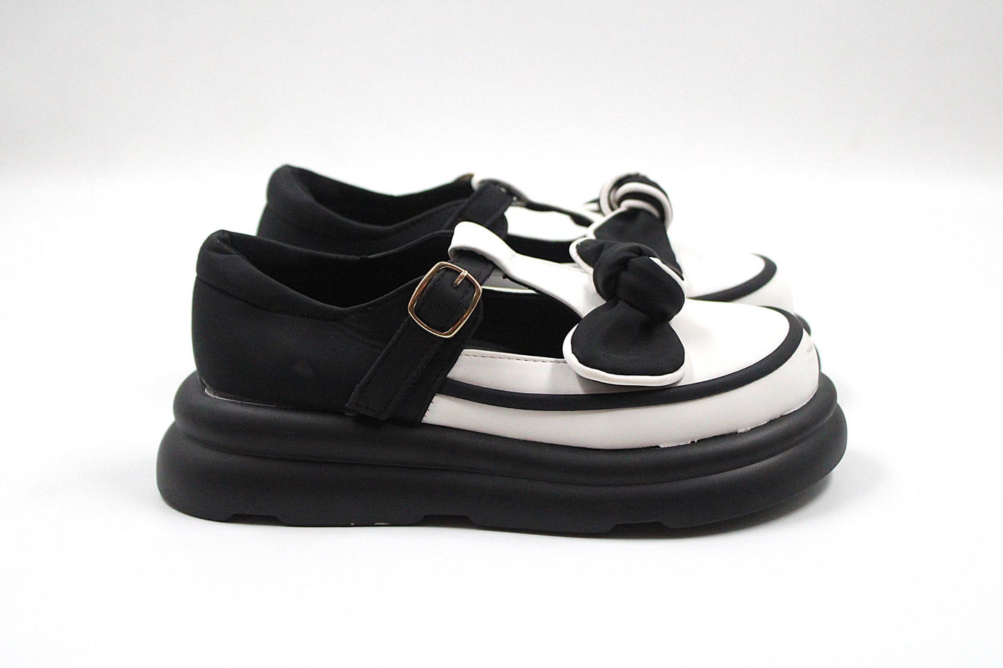 Girls black casual loafer by Ket kids
