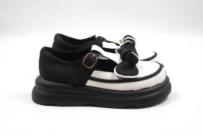 Girls black casual loafer by Ket kids