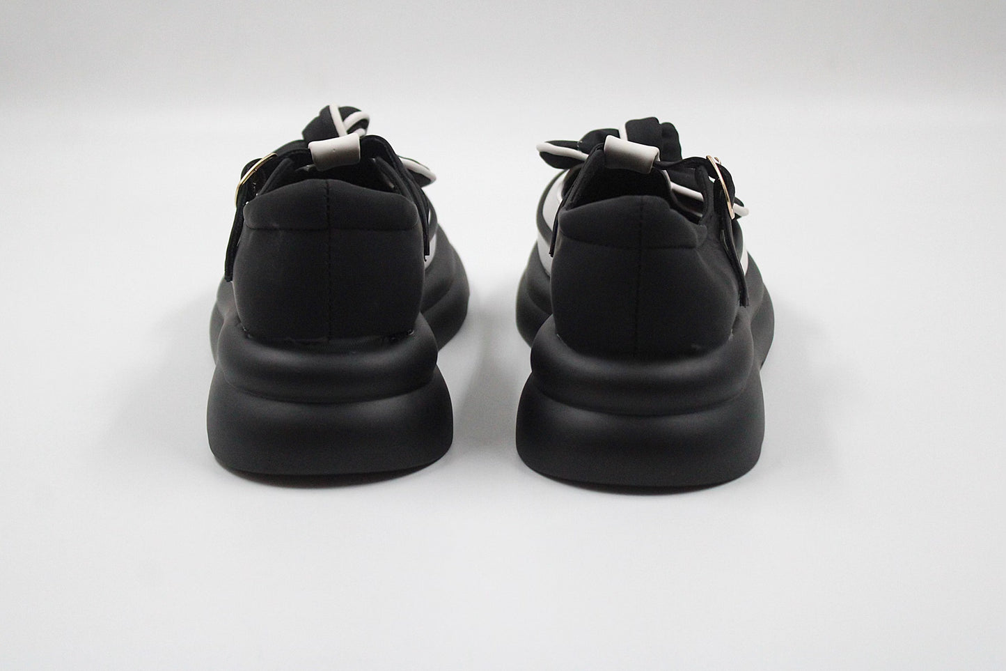 Girls black casual loafer by Ket kids